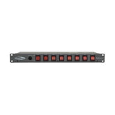 Showtec DJ SWITCH 8 Rack Switch Panel with IEC Outlets